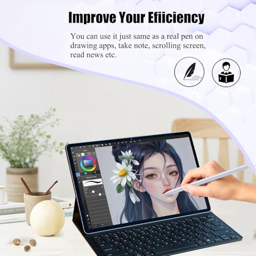 Stylet Galaxy Tab S10 FE Plus pointe fine stylo de remplacement compatible bleu