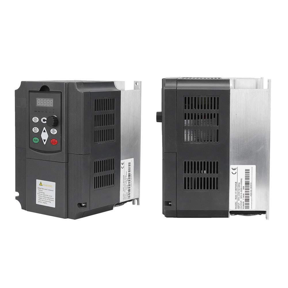 Convertitore di frequenza, CA 220 V 30 A 7,5 kW VFD monofase/trifase Inverter Convertitore di frequenza Convertitore di velocità