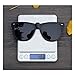 OopsMi Clip-on Sunglasses Polarized Unisex Anti-Glare Driving Glasses With Flip Up for Prescription Glasses (Black Lens)