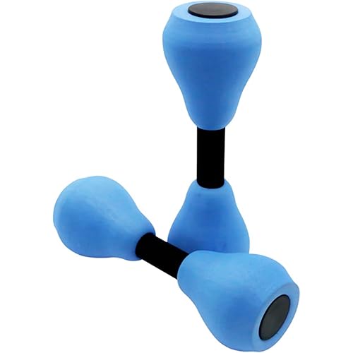 Aquatic Dumbbells 2pcs EVA Water Weights, Aerobic Exercise Fitness Equipment, Hand Weights Set for Aerobics and Weight Loss, Pool Resistance Gear for Water Exercise and Workout Training.