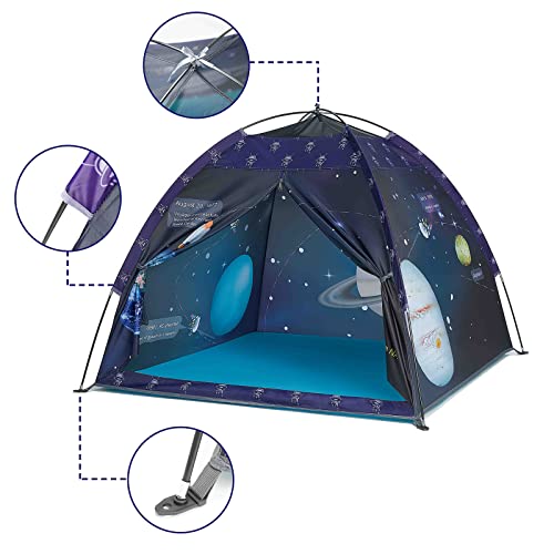 Space World Play Tent-Kids Galaxy Dome Tent Playhouse For Boys And Girls Imaginative Play-Astronaut Space For Kids Indoor And Outdoor Fun, Perfect Kid’s Gift- 47" X 47" X 43" #TOP1