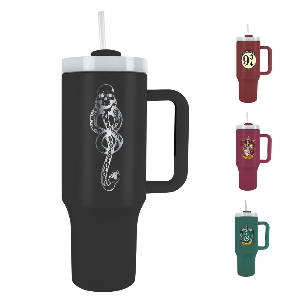 Harry Potter 40oz Tumbler - Official Dark Arts Insulated 1200ml Travel Mug