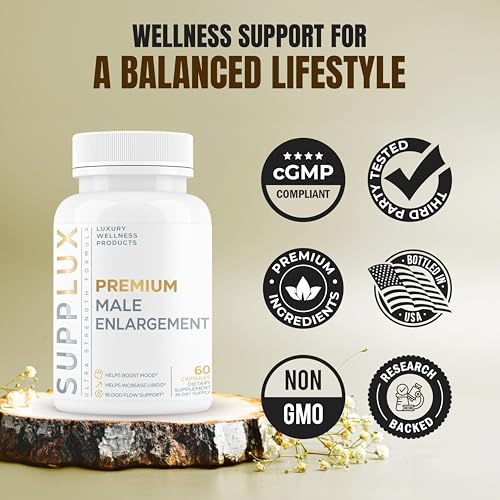 premium male eniargement - powerful erect pills for men w fast acting blood flow to gain length amp girth  stamina  9 research backed ingredients for maie performance amp circulation - 60 capsules