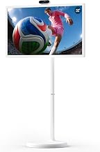 cozyla 32 Zoll Smart Portable TV mit integriertem Akku und Rollen | Google Play Store, 8 + 128 GB, EDLA-zertifiziert, Touchscreen, 4K-Kamera, blendfreies Display, Bildschirmspiegelung