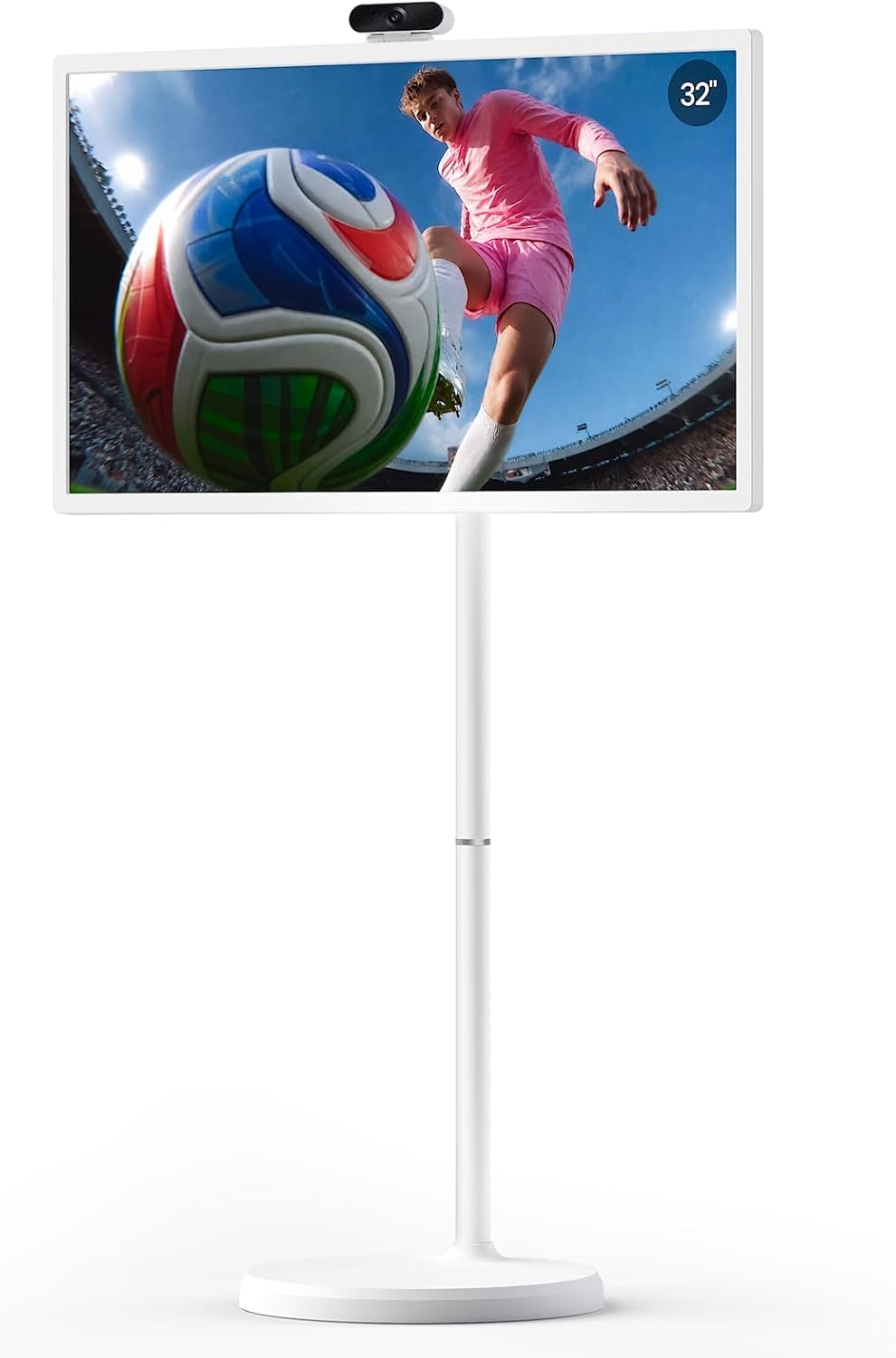 cozyla 32 Zoll Smart Portable TV mit integriertem Akku und Rollen