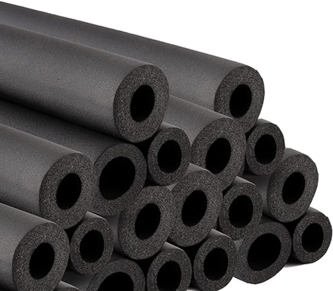 Pipe Insulation Foam Tube - 2-3/8 ID x 3/8 TK x 5.9 FT Foam Tubing for AC Unit Guitar Stands Exercise Machine Handle and Roof Rack.(Black 3/8 x 2-3/8 x 5.9Ft)