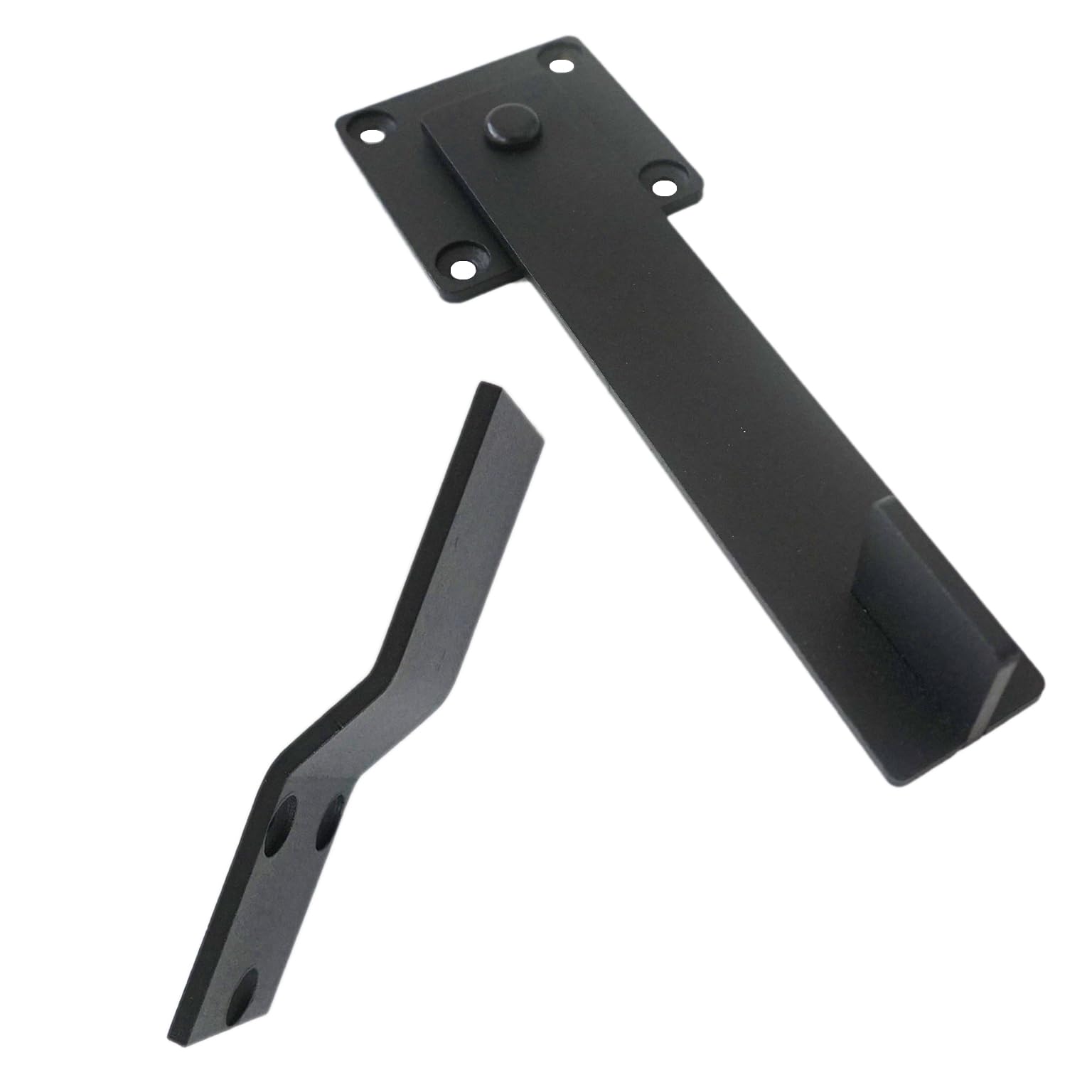 6 Inch Flip Gate Latch - Heavy Duty Carbon Steel Barn Door Lock For Indoor/Outdoor