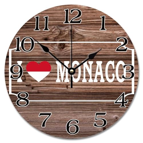 Grande horloge murale Monaco cadeau idéal style rustique
