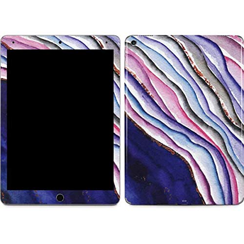 Skinit Decal Tablet skin compatible with iPad Air - Officially Licensed Violet Watercolor Geode Design