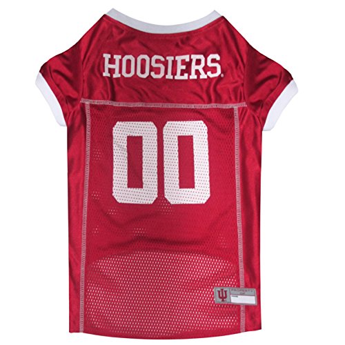Image of Pets First Collegiate Indiana Hoosiers Dog Mesh Jersey, X-Small