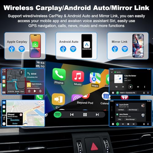 Wireless CarPlay/Android Auto Retrofit Kit Decoder Module Compatible with Audi A3/S3/A4/ A5/Q2L/Q5L/Q7 2014-2018 with MIB System, Carplay Receiver Box Support OEM Controls, MirrorLink, Reverse Camera by HMYC - Used condition - Image 2