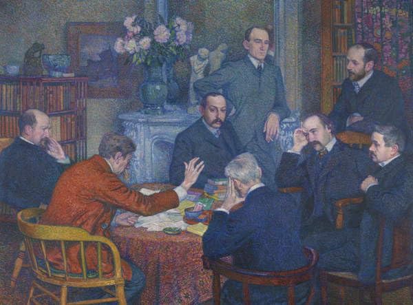 La Conférence d'Emile Verhaeren : grand poster 60x90cm pour habiller un mur vide de salon