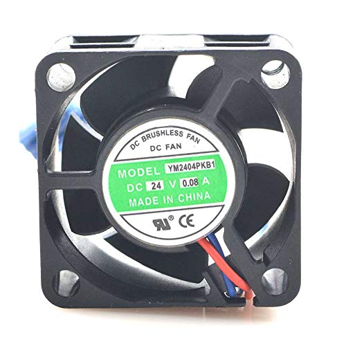 YM2404PKB1 Server Cooler Fan - 40x40x20mm DC 24V 0.08A Inverter for Efficient Cooling