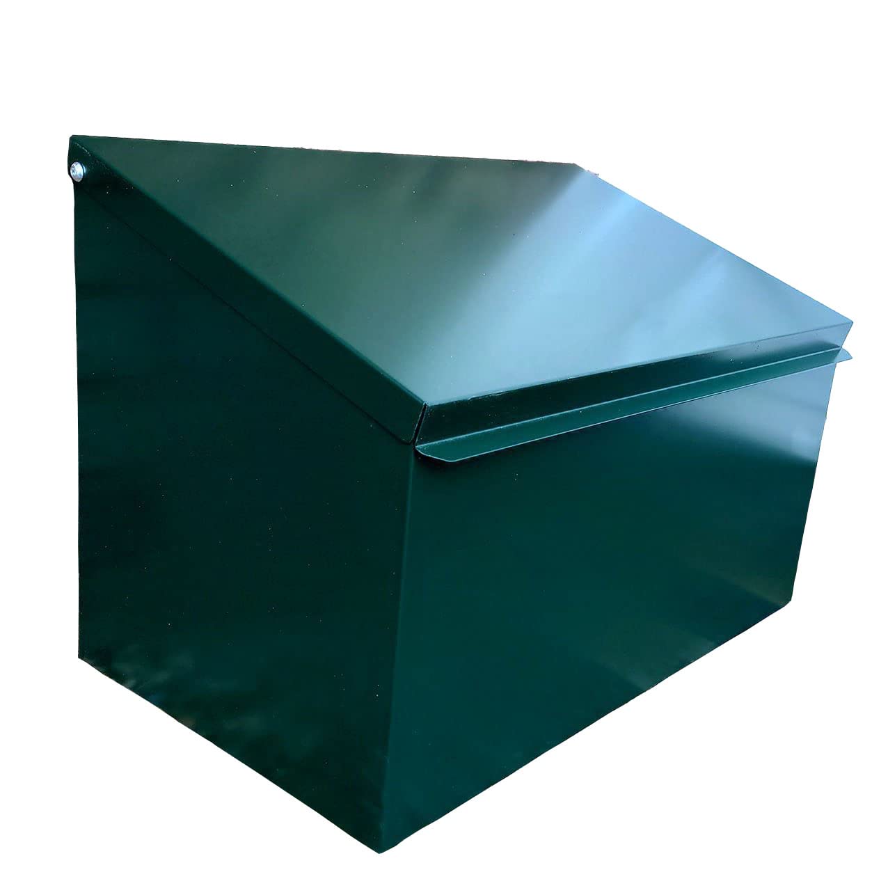 Indoor Outdoor Green Indoor Outdoors Metal Parcel Delivery Box For Letters And Small Packages - Waterproof And Secure Container, Courier Package, Postbox, Drop Box Deliveries - Without Lock
