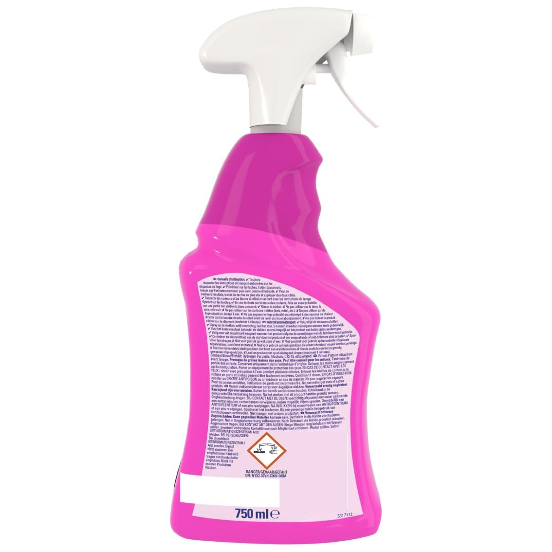 Vanish Pistolet Détachant textile avant lavage - lot de 8 x 750ml