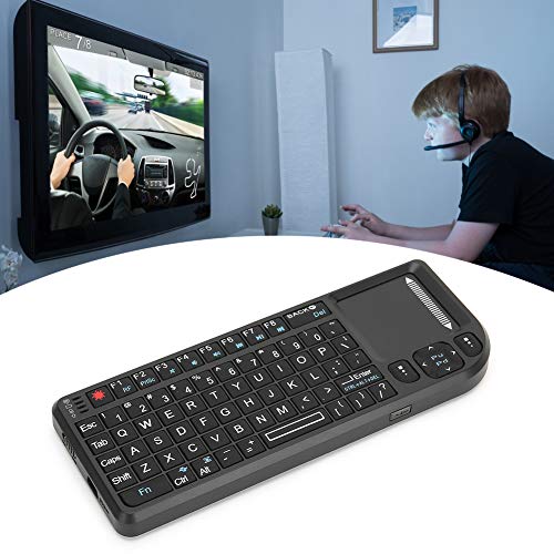 Annadue Mini tastiera con ricevitore USB, touchpad...