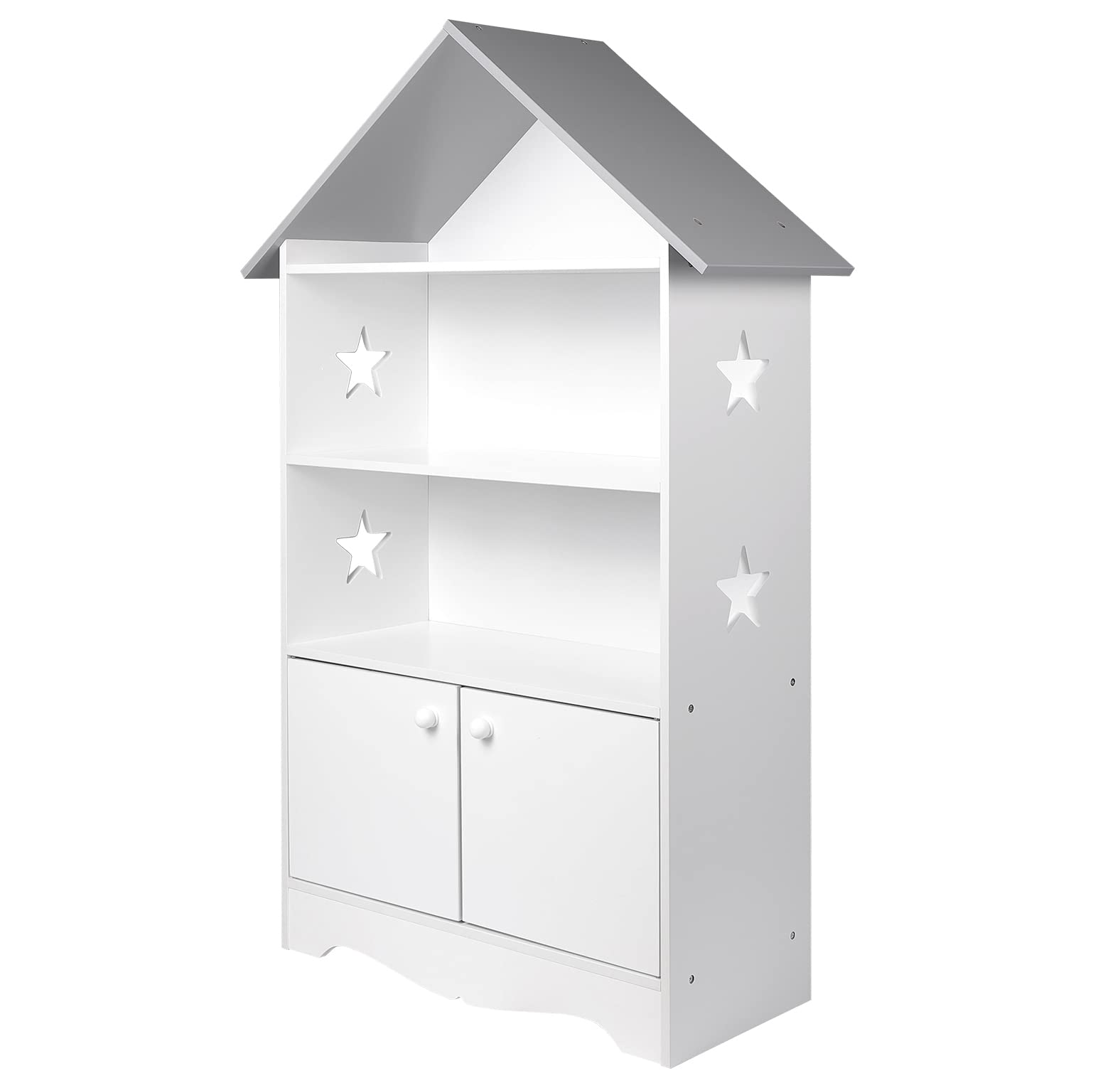 Buy WOLTU Children's Bookcase House Bookshelf with Door Storage Rack Display Shelving Unit