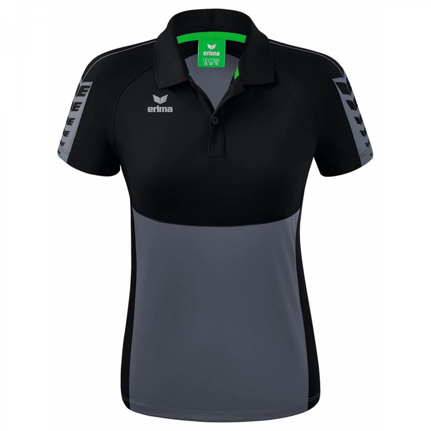 Erima Women's Six Wings Sport Polo, Slate Grey, 44