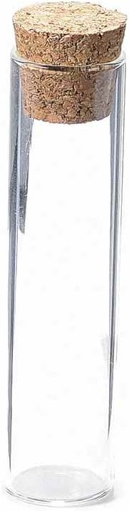 Vikidoo Test Tube with Cork Stopper 912531 Glass Confetti (48 Pieces)