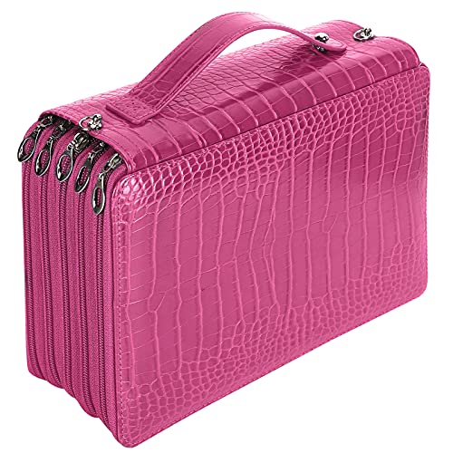 Astuccio per Matite con Inserto Tascabile per Penne per Zaino Colorato a 5 Strati per Portatile di Grande capacità 252 Slot Vasta piombo