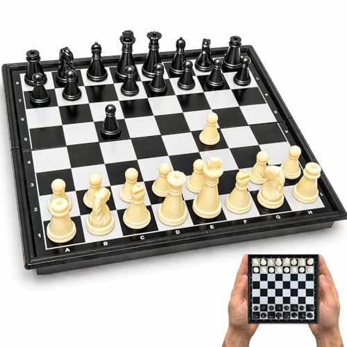 Travel Chess Set Magnetic Portable Folding Board...