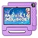 Tablet per Bambini 10 Pollici Android 14, Octa-Core 8GB RAM 64GB ROM, Espandibile fino a 1TB, 6000mAh, Controllo Parentale, Tablet Educativo con Custodia, Bluetooth WiFi, Doppia Fotocamera, GPS immagine