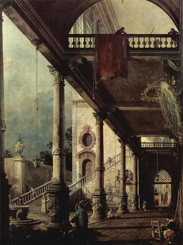 Art tableau l'Arcade de Francesco Guardi pour habiller un grand mur vide avec elegance