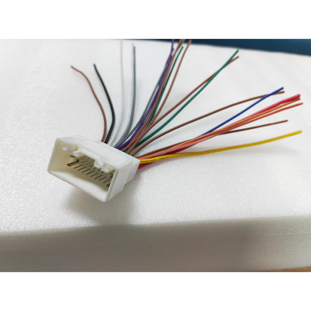 Male Car Stereo Radio Power Retrofit Harness Adapter fit for Select Toyota Corolla RAV4 Tacoma Camry Hilux Prado Highlander with JBL Amplifier