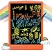 Drawing Tablet 10 Inches LCD Writing Tablet Colorful Screen, Doodle Board Electronic Doodle Pads Writing Board for Kids and Adults (Orange)