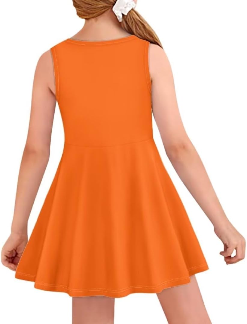 Beauty Collector Dress for Girls 3-16 Sleeveless Skater Dress A Line Flared Party Dresses