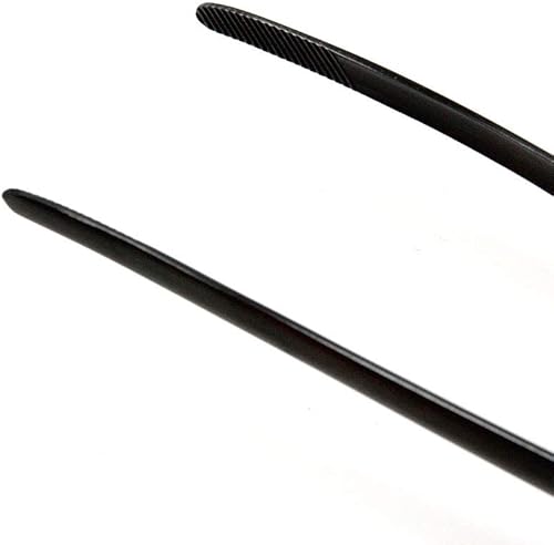 Miniatura 4 de Todai Pinzas para barbacoa Yakiniku antideslizantes de acero inoxidable de 9.4 pulgadas (negro)