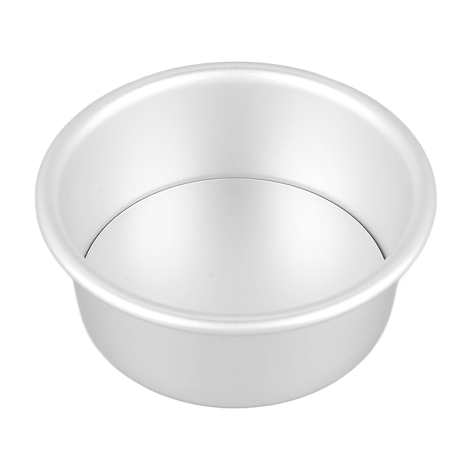 Acouto Set di Tortiere Rotonde con Base Antiaderente da 4 Pollici, 6 Pezzi, per Matrimoni, Feste di Compleanno, Set di Teglie e Tortiere con Base Rimovibile Tonda, Tortiera Rotonda Antiaderente,