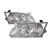 Toyota Camry New Chrome Replacement Headlights Set