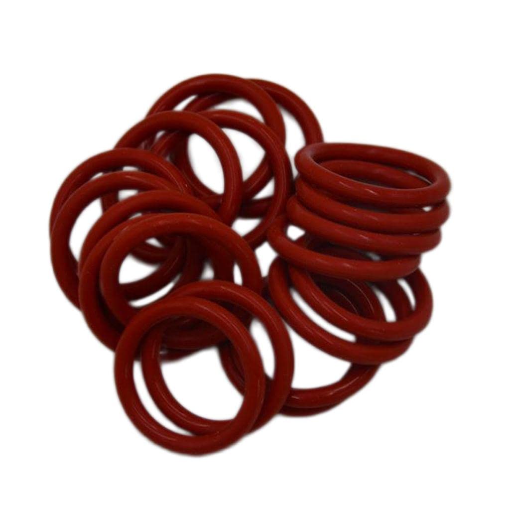 20Pcs Orange Tube Damper Silicone Rings for 12AX7 12AU7 12AT7 12BH7 EL84