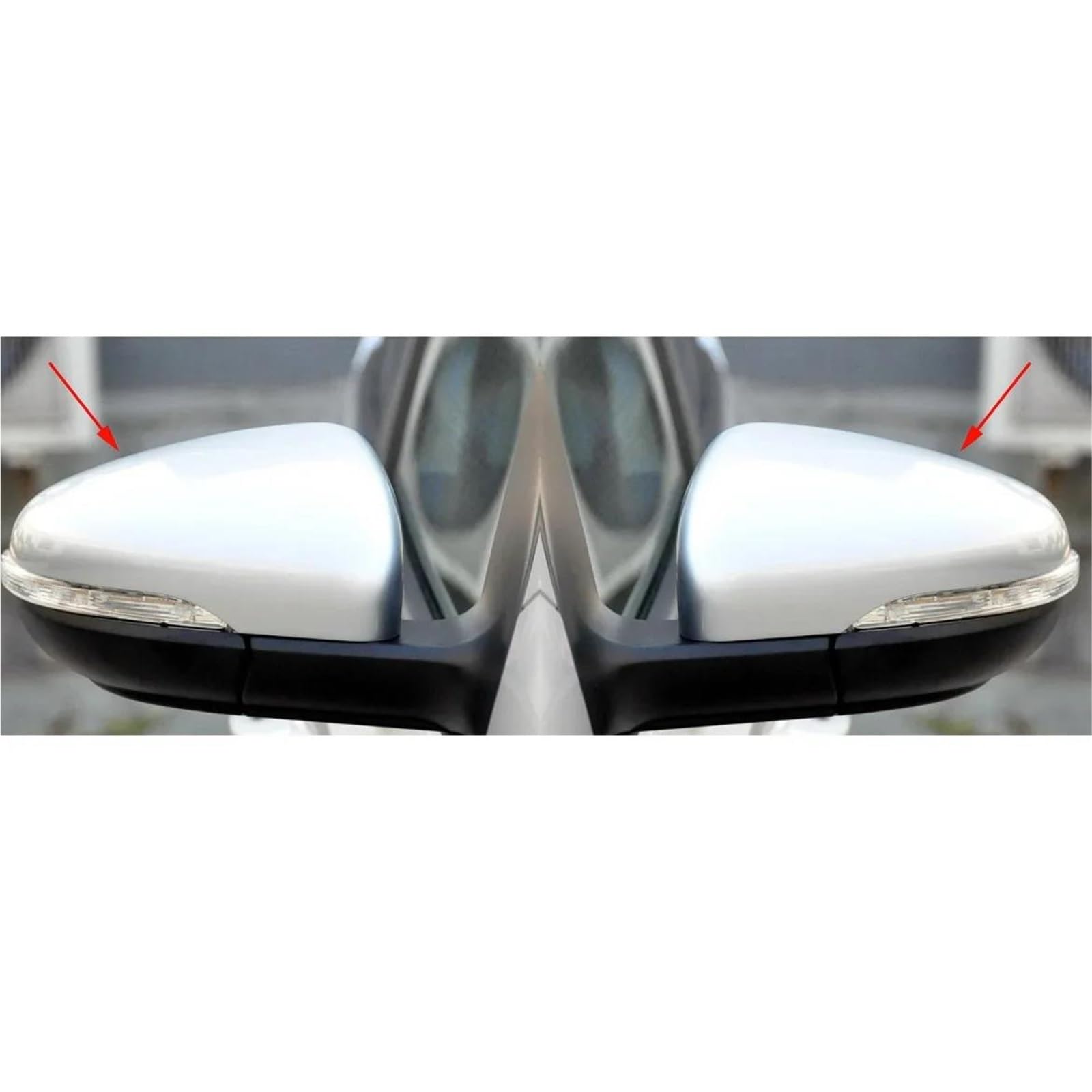 Capuchon rétroviseur Golf 6 coque argent pour Touran 2011-2015