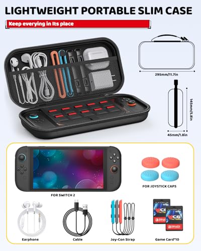 Étui de transport pour Nintendo Switch 2DS avec kit accessoires - 3