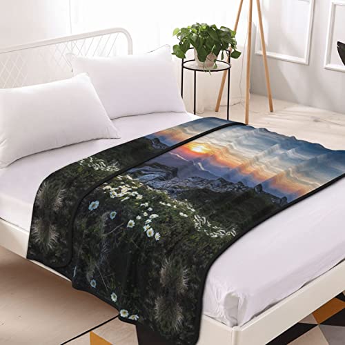 Couverture flanelle lit canapé douce chaude légère 152x203cm - 4