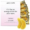 grace & stella Under Eye Mask - Christmas Gifts for Women, Christmas Gifts for Mom - Reduce Dark Circles, Puffy Eyes, Undereye Bags, Wrinkles - Gel Under Eye Patches - Vegan (24 Pairs, Gold)