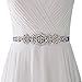 Produktbild TOPQUEEN Damen Kristall Hochzeit Gürtel schärpe,Strass Braut Gürtel schärpe, Strass Braut Schärpe Perlen Hochzeit Schärpe (S319-NBL-0411)