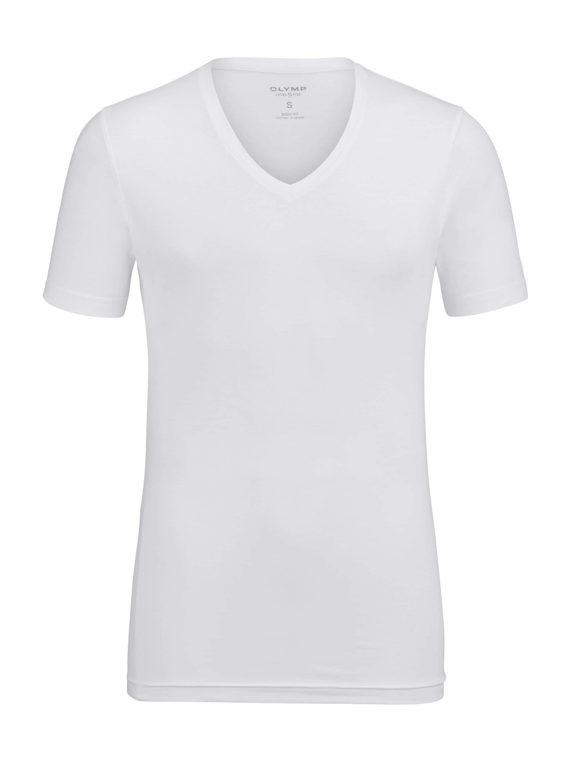 Olymp Men's T-Shirt "level 5 body fit". - White - Medium