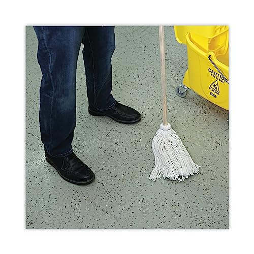 Boardwalk BWK112R 112R Deck Mop W/51 Inch Wooden Handle thumb #3