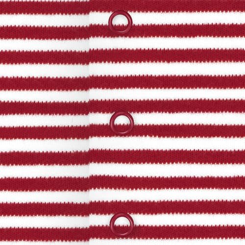 Creative Knitwear College Baby Striped Footed Romper - Team Logo, Multiple Colors, for Boys & Girls (0-9 Months)3