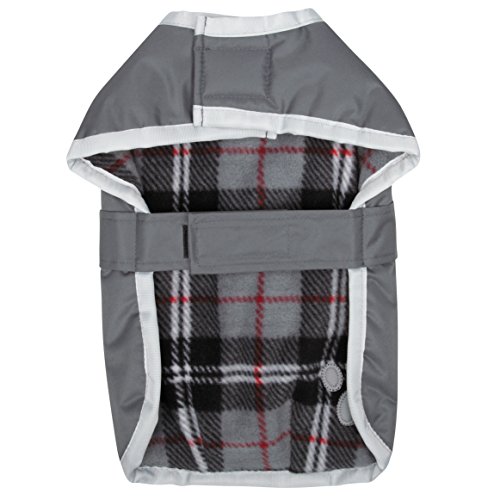 Zack & Zoey Nor'Easter Blanket Coat, Large, Silver