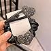 Produktbild SELLA Imitation Leder Hühnerfarm Big Heart Strass Haarring Südkorea Dongdaemun Frauen Haargummi Haarband Gummiband, 1