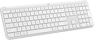 Logitech Signature Slim K950 Wireless Keyboard, Sleek Design, Switch Typing Between Devices, Quiet Typing, Bluetooth, Multi-OS, Windows, Mac, Chrome - Off White (Renewed)