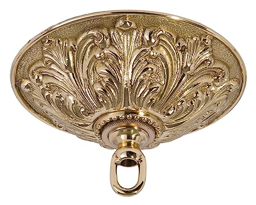 B&P Lamp 11877 Deckenrosette Messing 14 cm