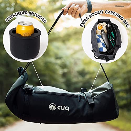 CLIQ Portable Chair - Lightweight Folding Chair for Camping - Supports 300 Lbs - Perfect for Outdoor Adventures