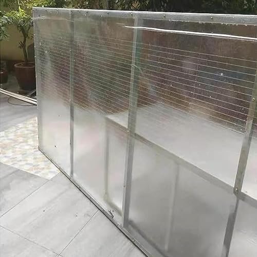 CABINE Foglio Di Copertura in Policarbonato, Piastra Di Luce Diurna, Copertura Serra a Prova Di Pioggia Di Resistenza All'Impatto, per Baldacchino da Esterno/1 * 1M