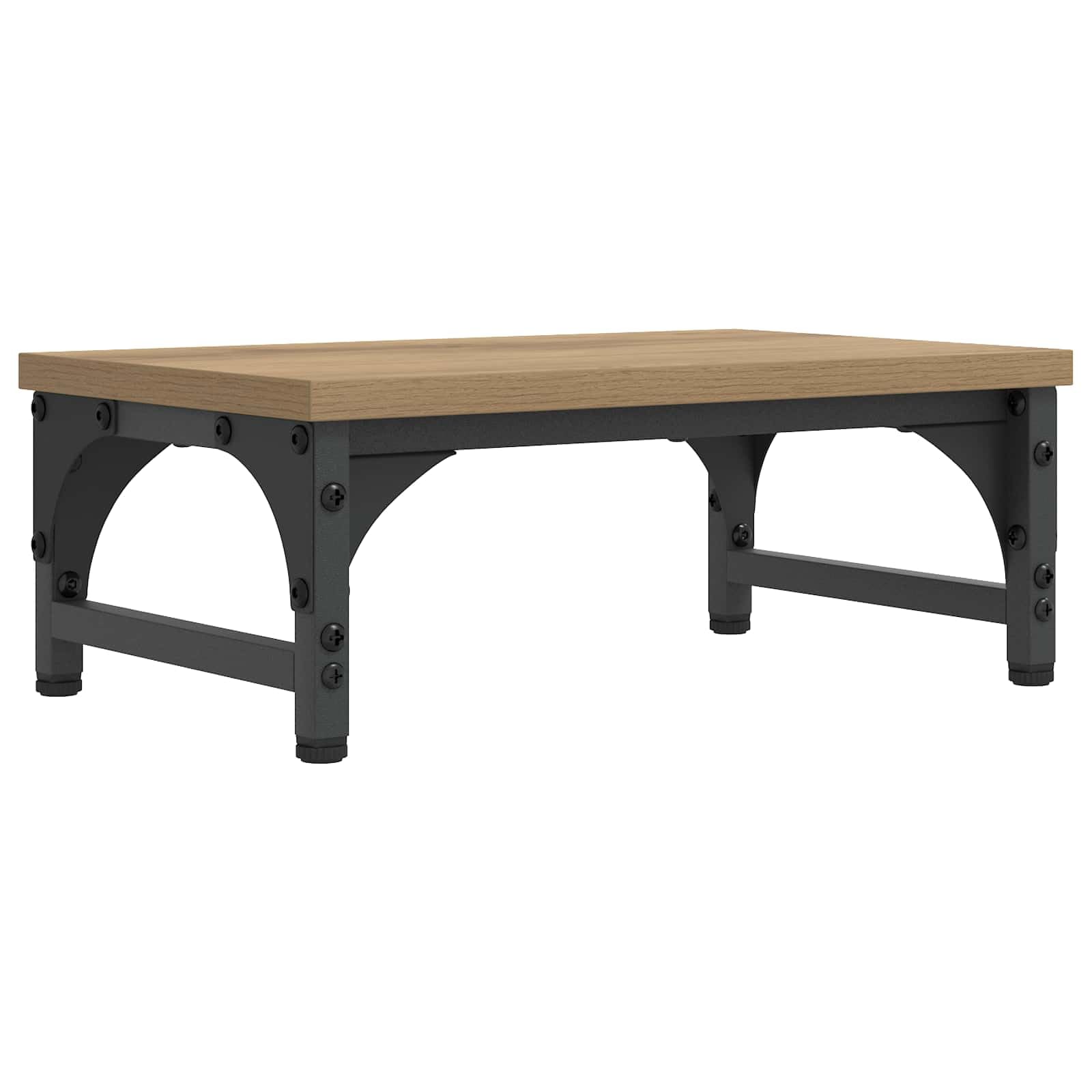 Soporte para monitor de madera de roble Artisan, 37 x 23 x 14