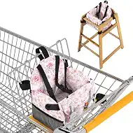 Shopping Cart Covers for Babies and Toddlers, Grocery Cart Cover (Flower) | Waterproof